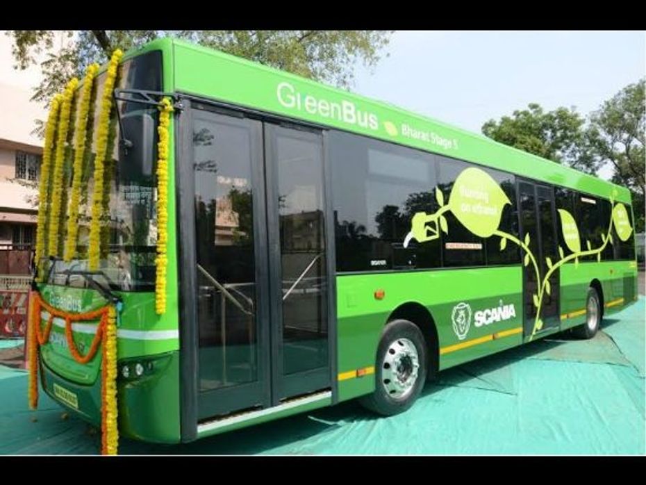 Scania delivers first ethanol-powered bus in India