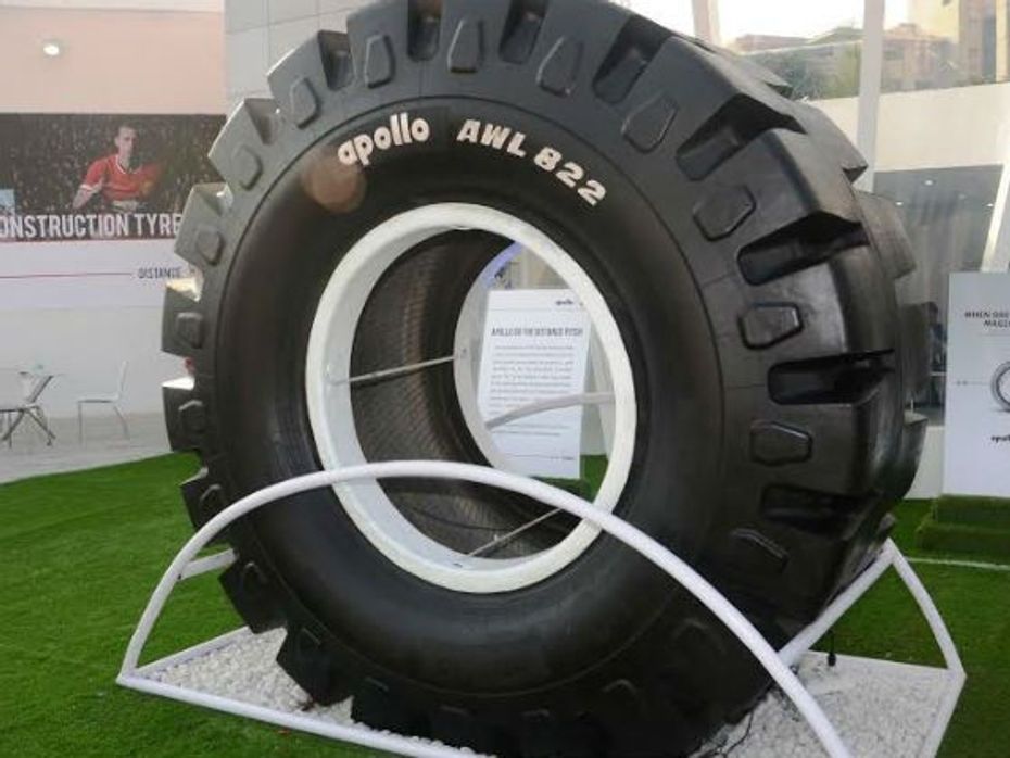 Apollo Tyres launches largest loader tyre