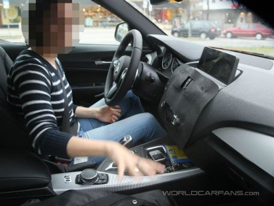BMW 1 Series facelift spied interior