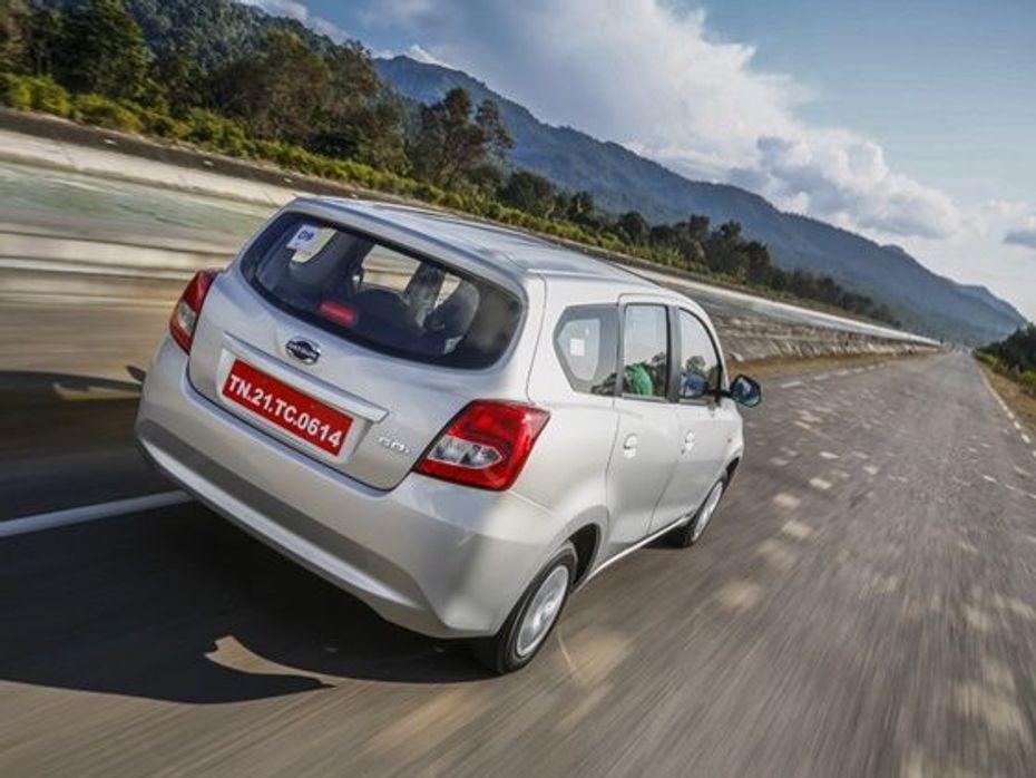 Datsun Go+ review tracking rear