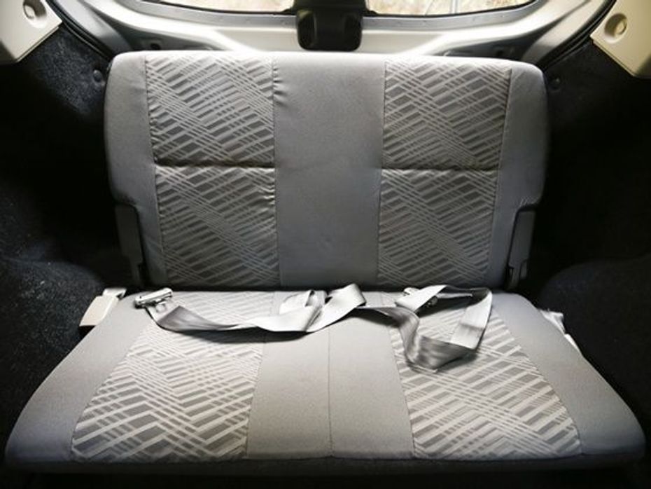 Datsun Go+ review rear seats