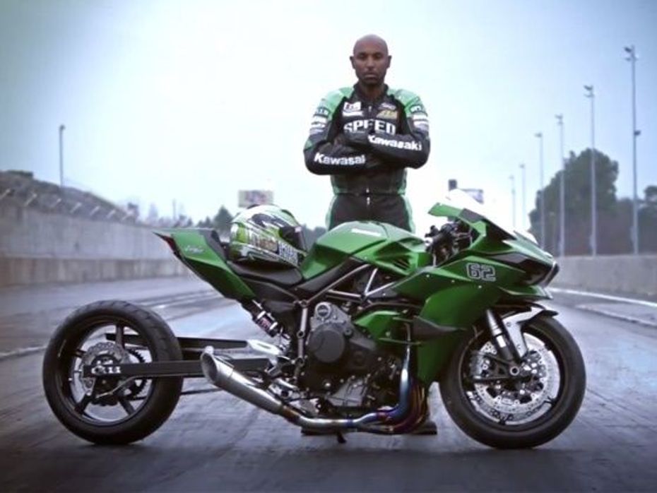 Ricky Gadson and the Kawasaki Ninja H2 Hybrid