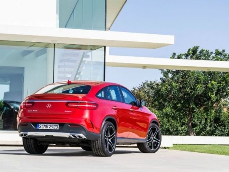 Mercedes Benz GLE coupe rear