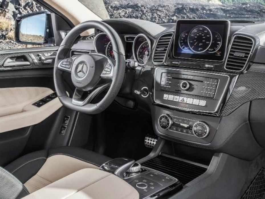 Mercedes Benz GLE coupe interior