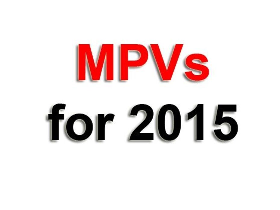 MPVs for 2015
