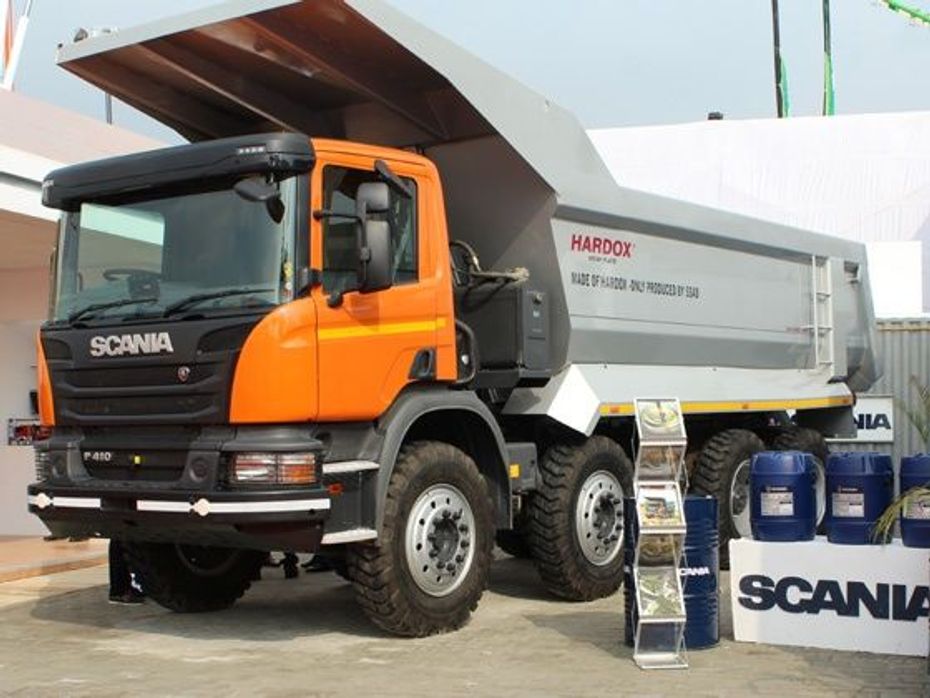 Scania P 410 8x4 Tipper with 20 cubic meter rock body