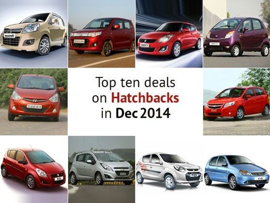 Top 10 deals on hatchbacks in December 2014