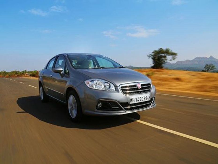 2014 New Fiat Linea in action