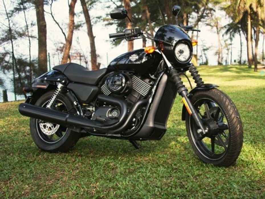 Harley-Davidson Street 750 side shot