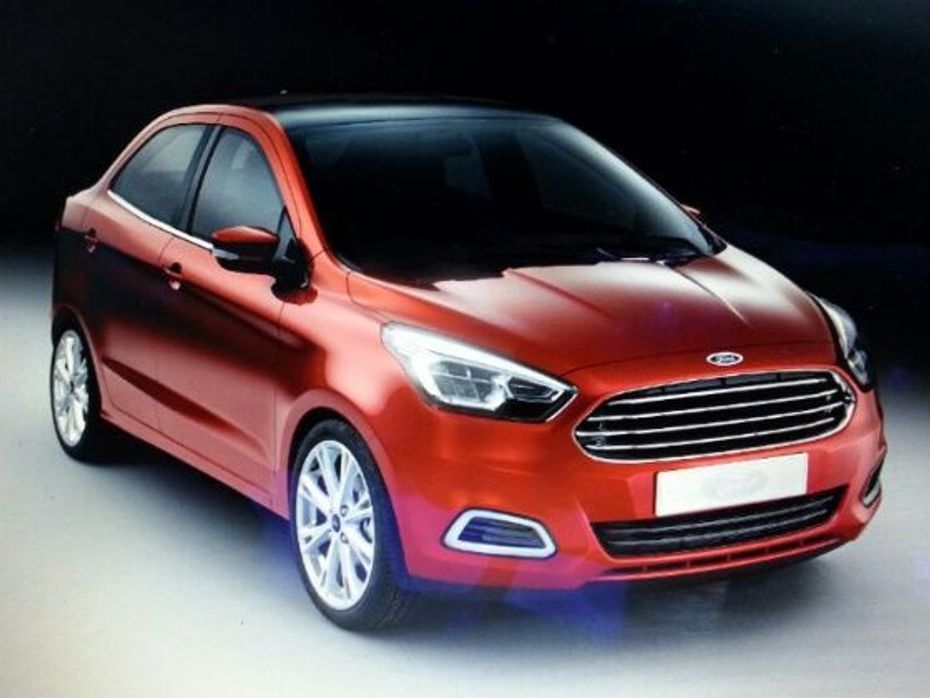 Ford unveils compact sedan Pic