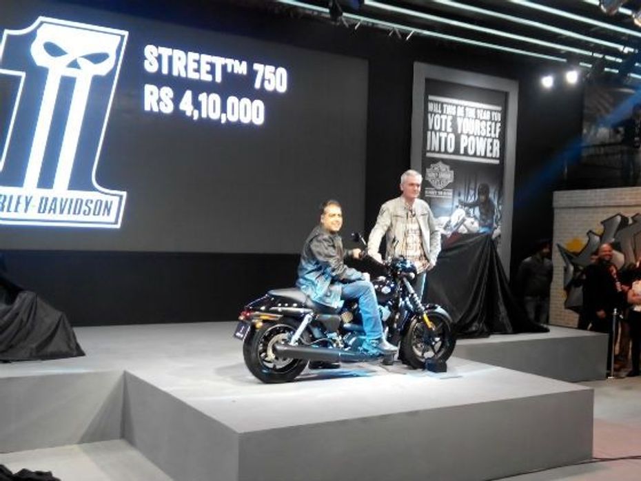 Harley-Davidson Street 750 launch pic