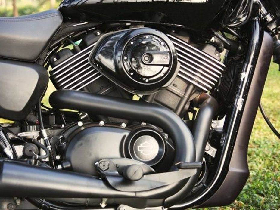 Harley-Davidson Street 750 engine shot