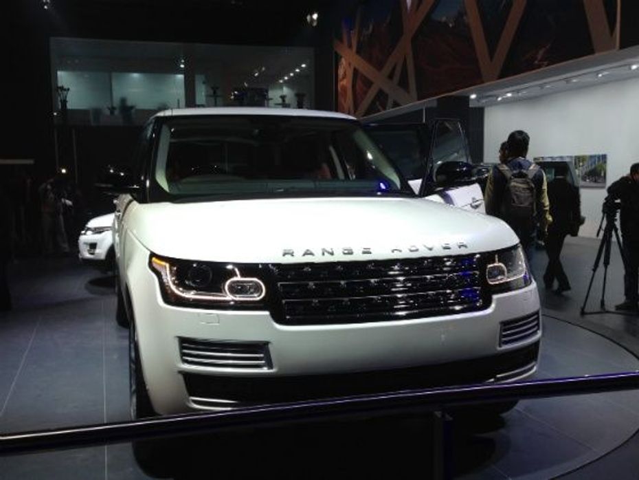 Land Rover at 2014 Indian Expo front