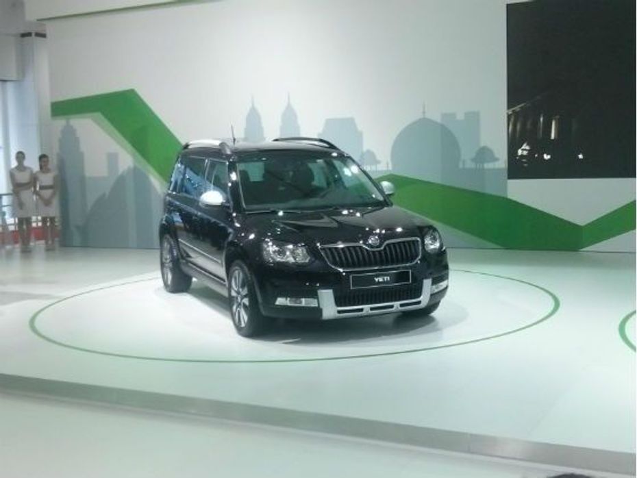 Skoda unveils refreshed Yeti at the 2014 Auto Expo
