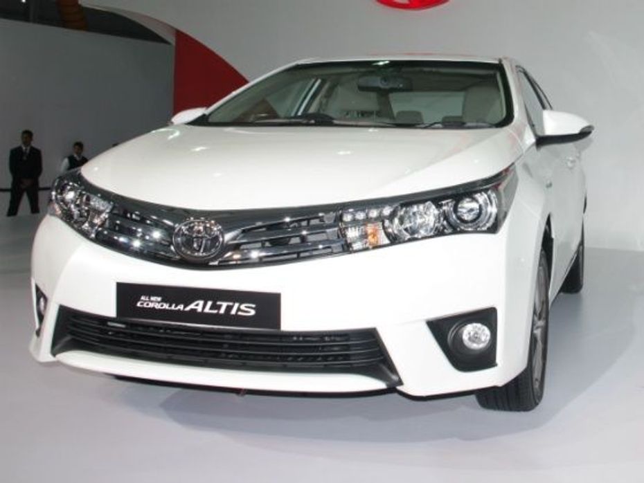 Toyota Corolla Altis at 2014 Indian Auto Expo