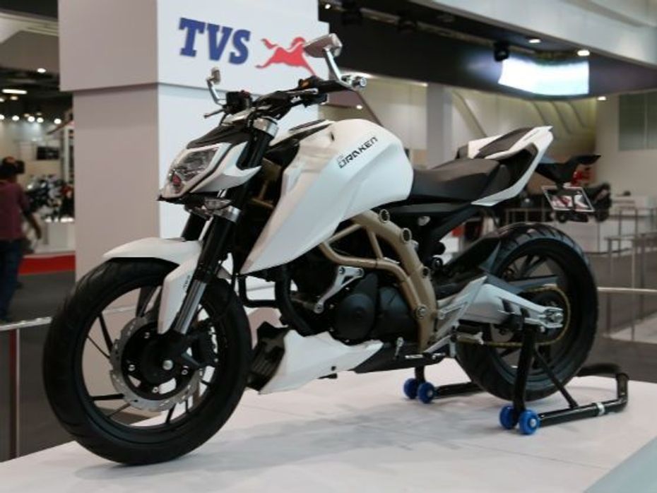 TVS Draken X21 concept front shot