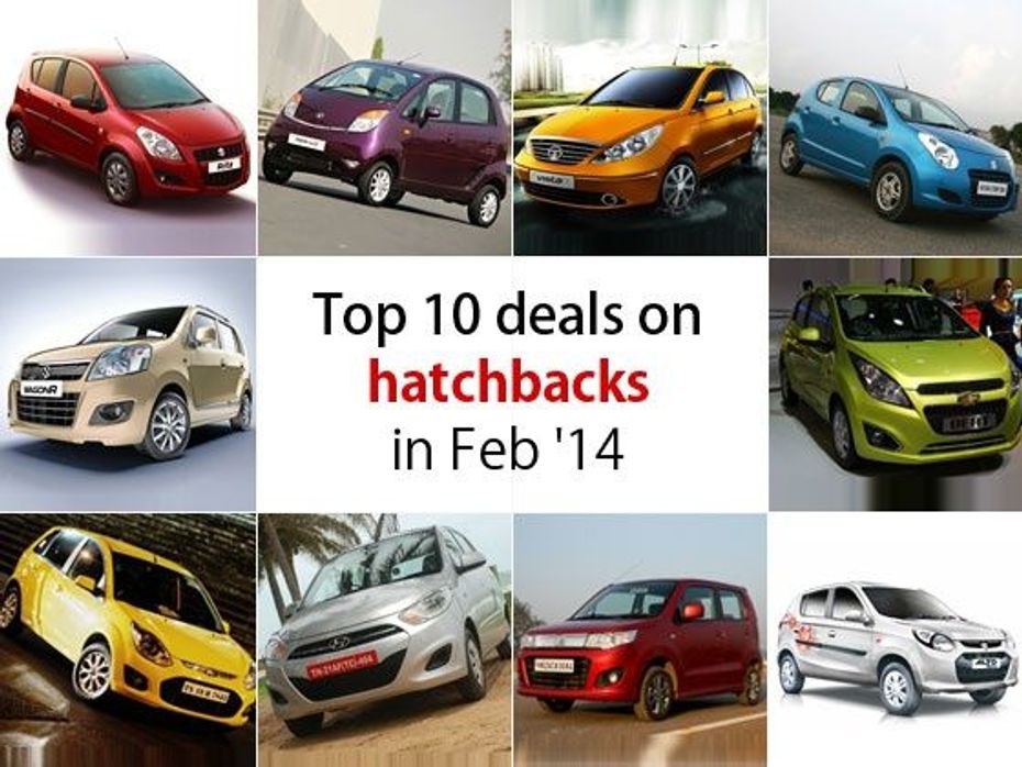 Top 10 deals on hatchbacks in February 2014