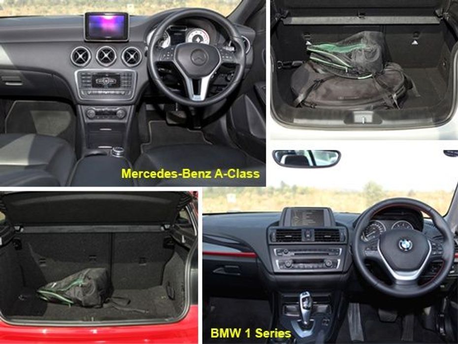 BMW 1 Series vs M-B A-Class interiors