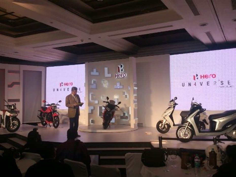 Hero Auto Expo two-wheeler unveils