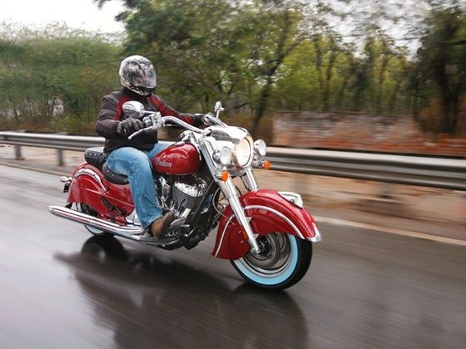 Indian Chief Classic action shot