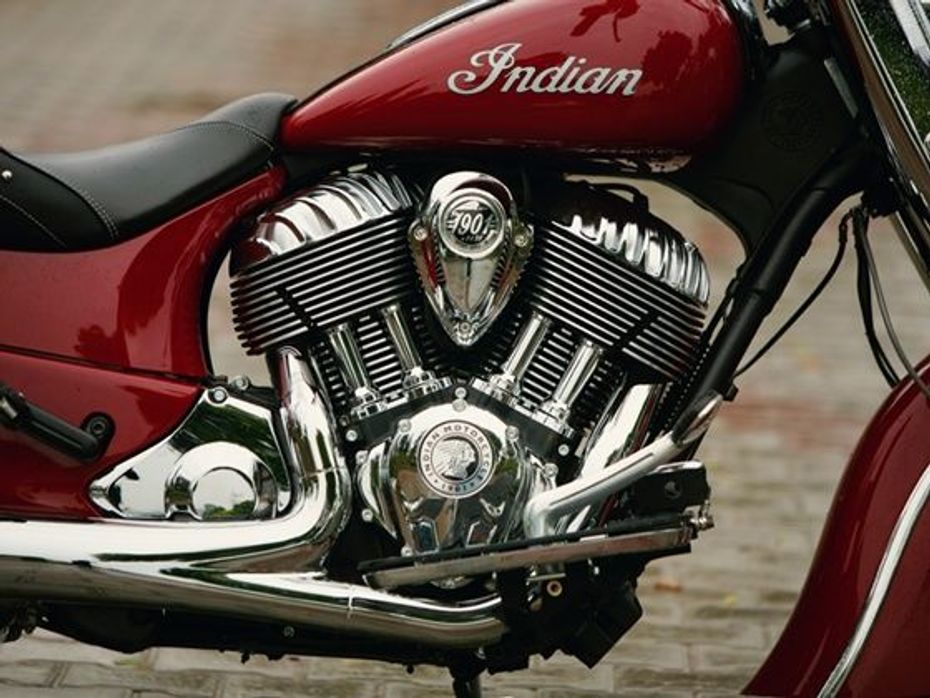 Indian Chief Classic engine shot