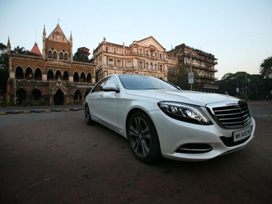 New Mercedes S-Class front