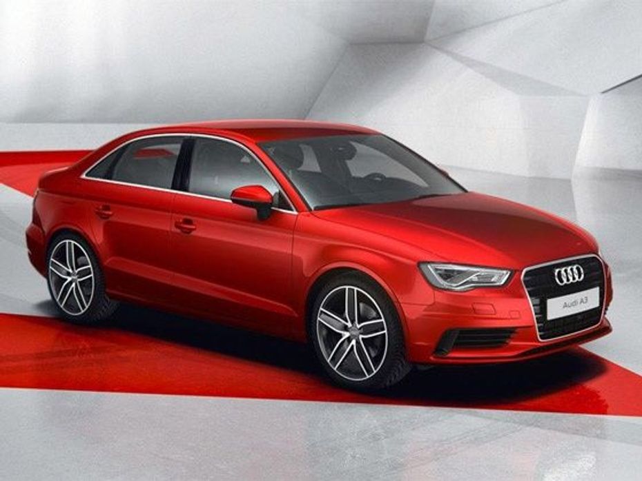Audi A3 red colour