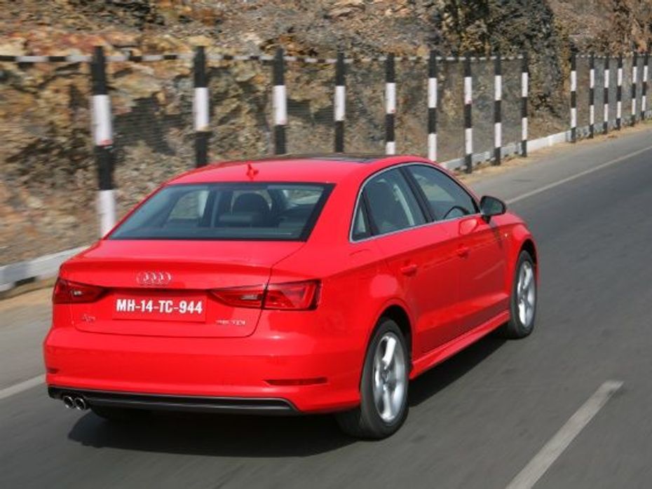 Audi A3 diesel rear design
