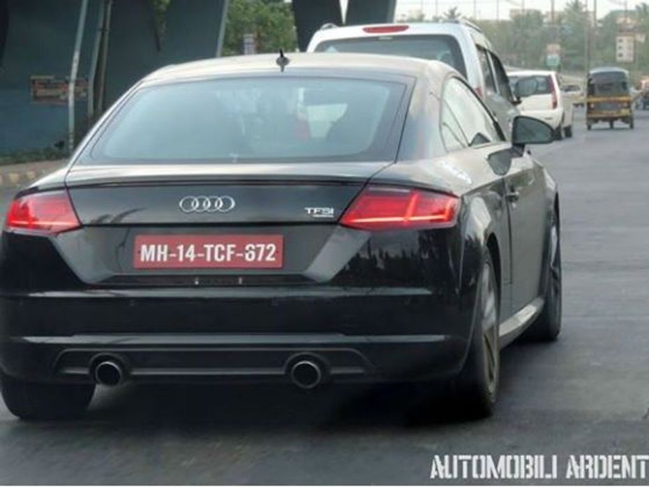 2015 Audi TT Spied in India - Rear
