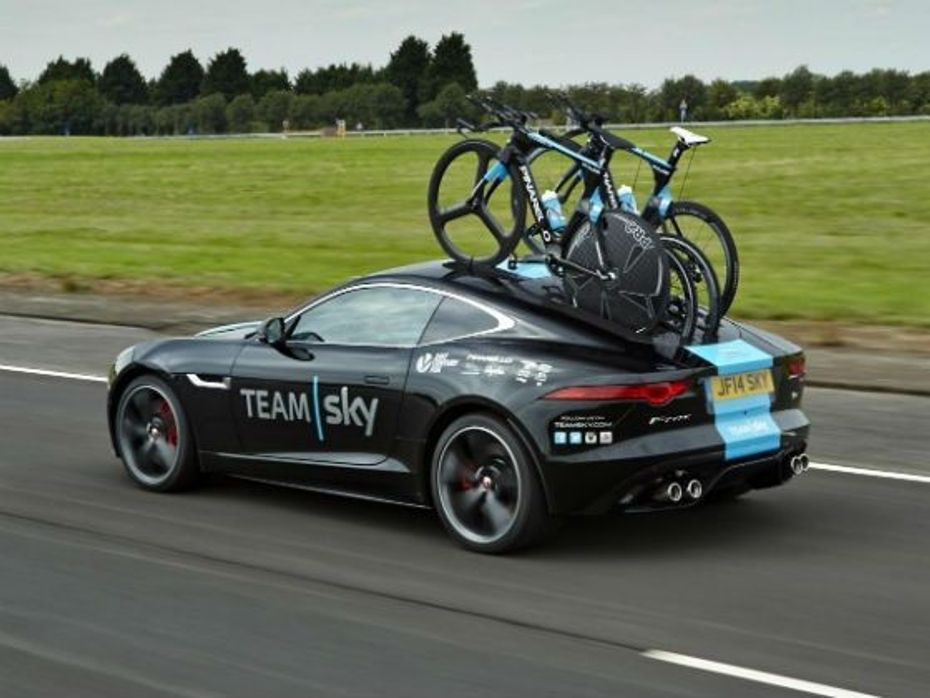 Jaguar F-Type Team Sky Support car