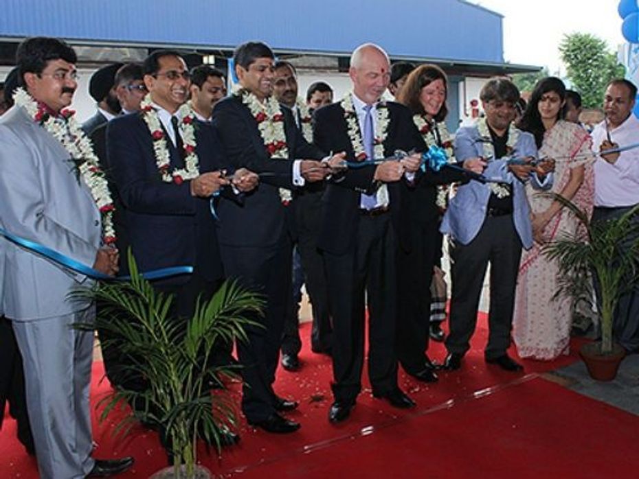 Ford India officials at the inaguration of the new parts distribution centre in Kolkata