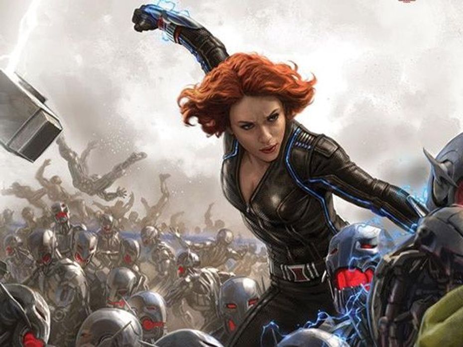 Scarlett Johansson The Black Widow in Avengers: Age of Ultron