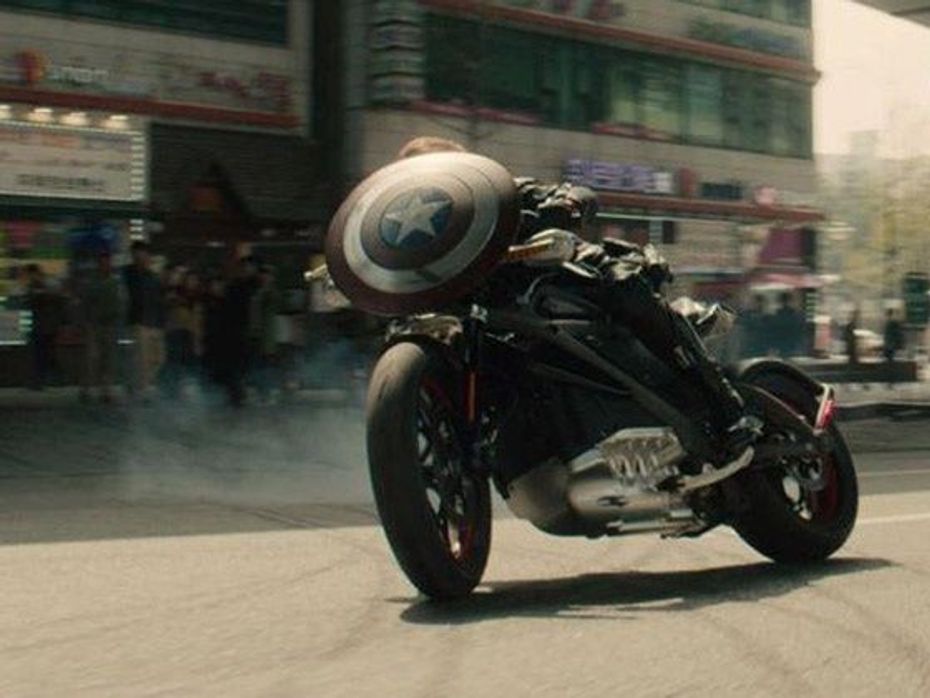 Harley-Davidson Project LiveWire in Avengers: Age of Ultron