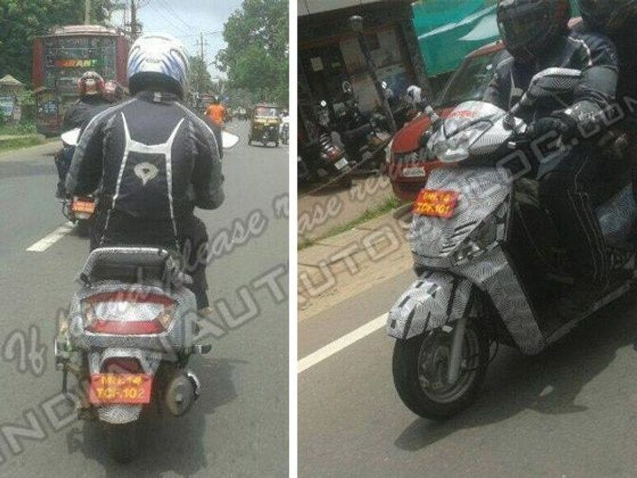 New Mahindra 110cc scooter spied in India