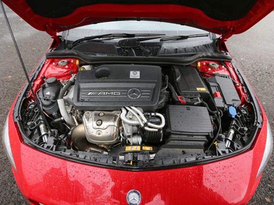 Mercedes-Benz CLA45 AMG engine