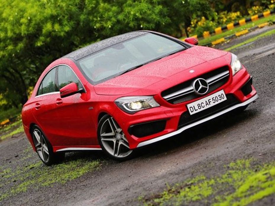 Mercedes-Benz CLA45 AMG Review front