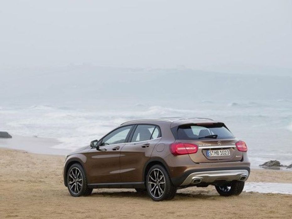 Mercedes-Benz GLA rear end design is coupe-like