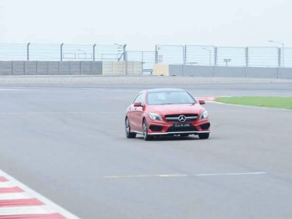 Mercedes Benz CLA 45 AG at the BIC