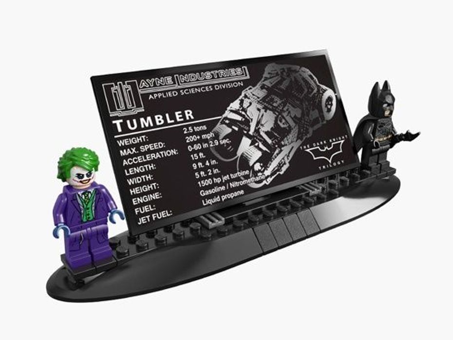 Batman and Joker Lego figurines