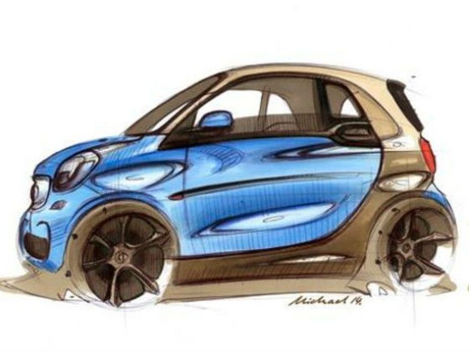 New Smart ForTwo sketches released