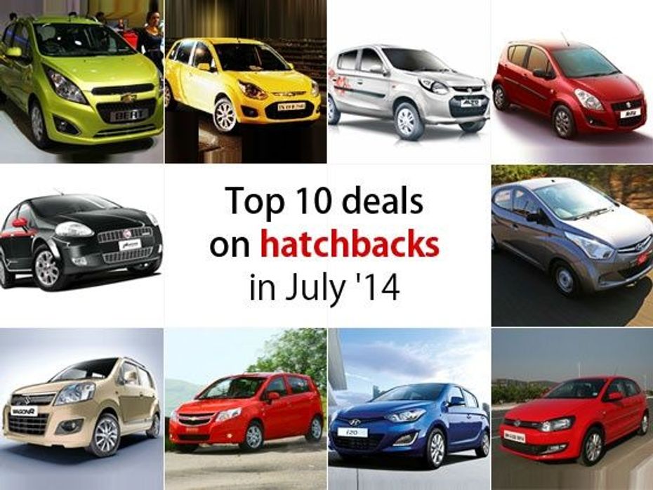 Top 10 deals on Hatchbacks in July 2014