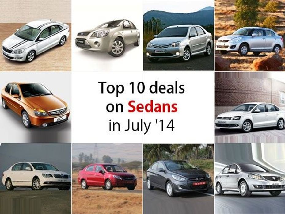 Top 10 Deals on Sedans in July 2014