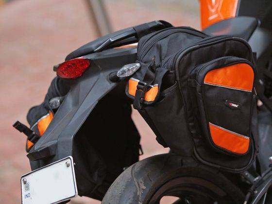 ViaTerra Velox KTM Saddlebag Review ZigWheels