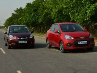 Hyundai Xcent vs Honda Amaze: Petrol Comparison review