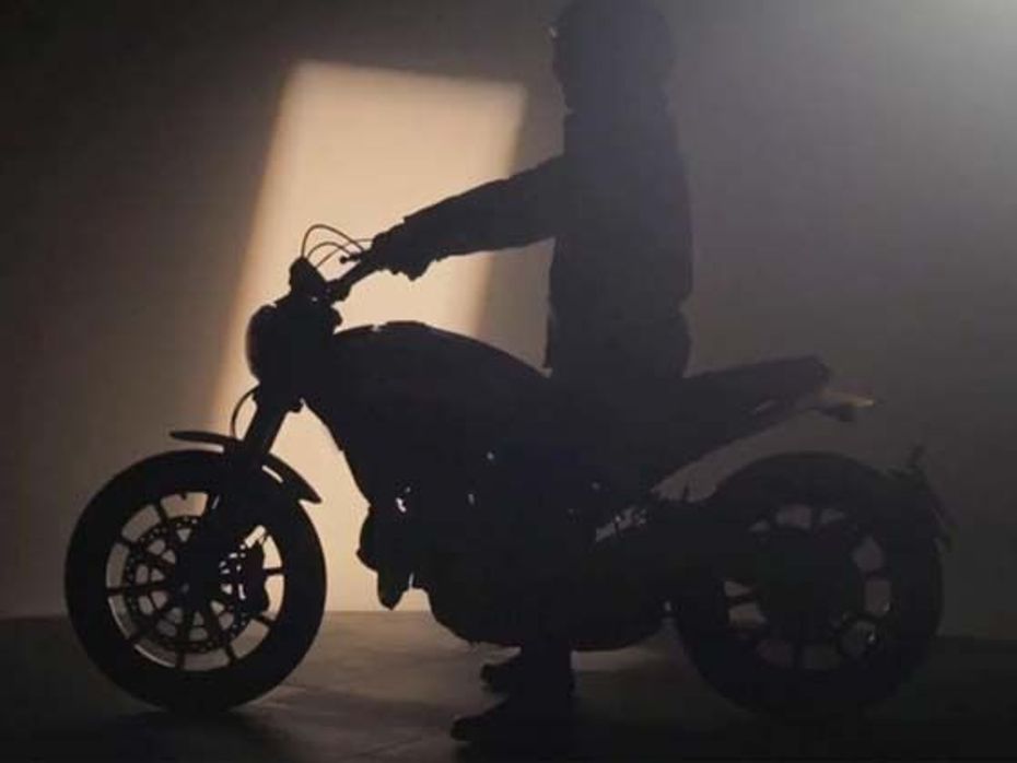 2015 Ducati Scrambler image grab from teaser video