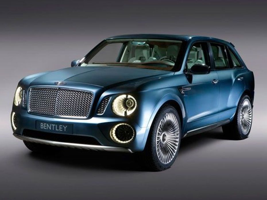 Bentley EXP 9 F concept shown at 2012 Geneva Motor Show