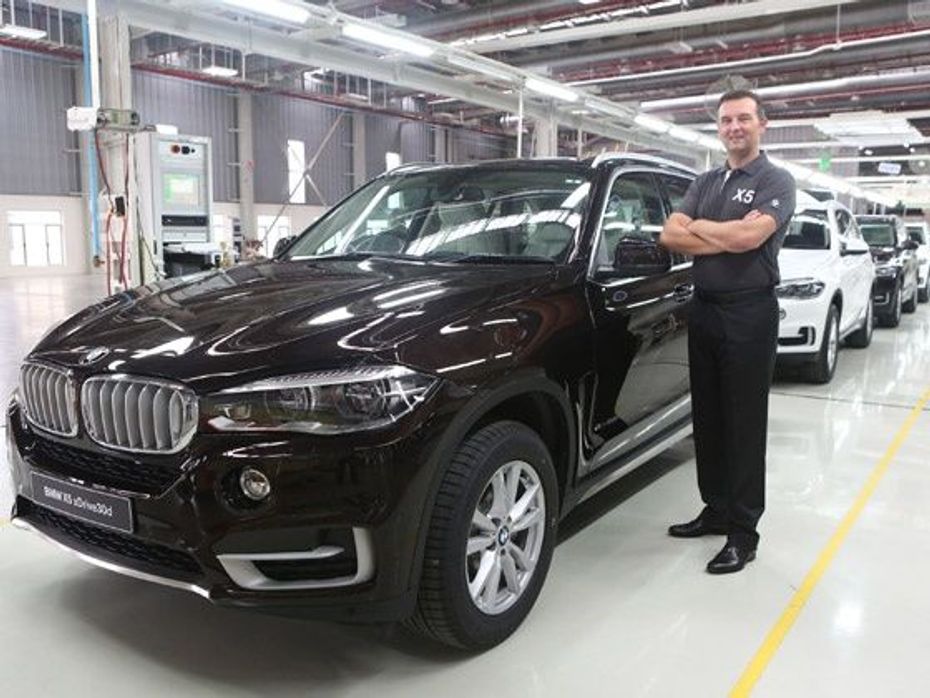 BMW X5 rolls out of Chennai plant