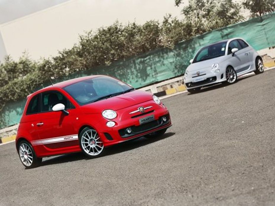 Abarth 500 Essess red and grey