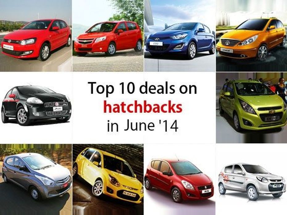 Top 10 deals on Hatchbacks in June 2014