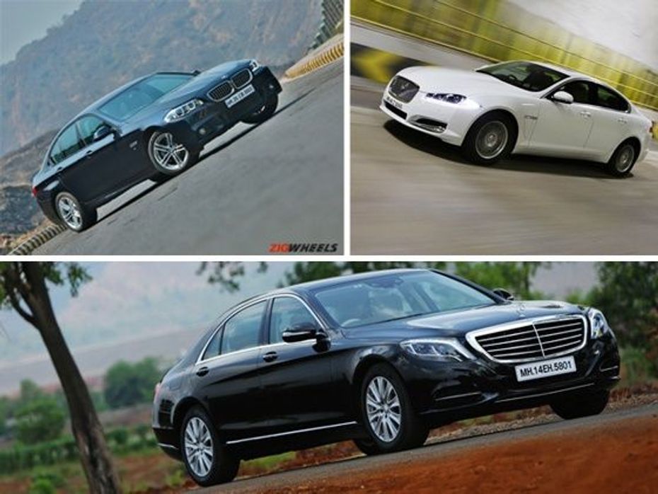 Luxury Sedans - BMW, Jaguar and Mercedes-Benz